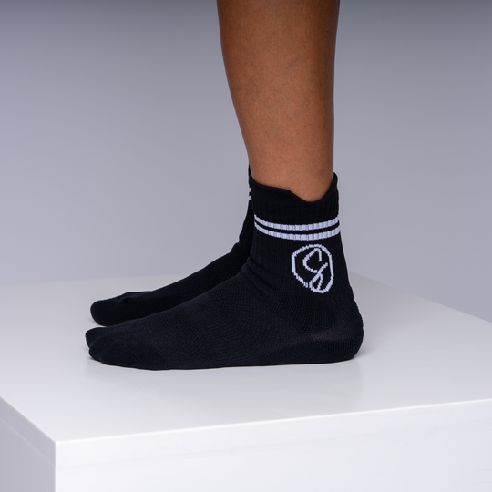 Stridely Black Sport Socks 