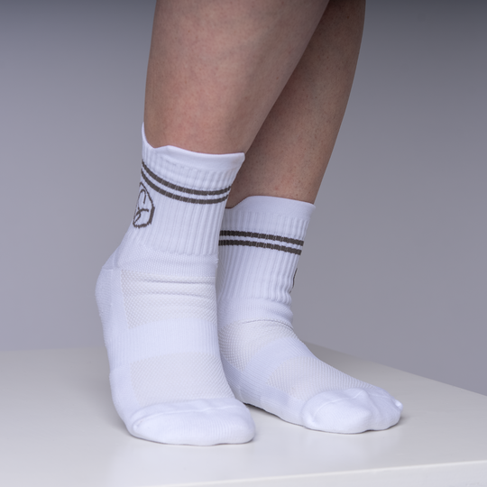 White Athletic Socks