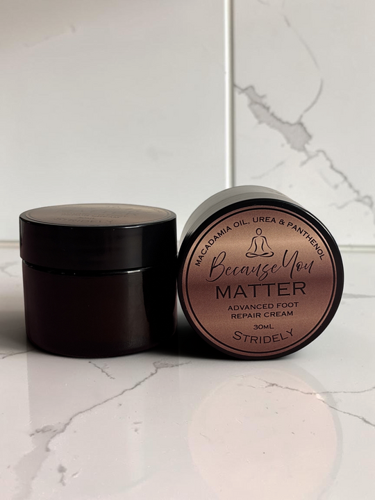 Deep Hydration Foot Cream for Dry, Cracked Feet | Stridely Foot Recovery Cream