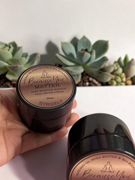 Stridely Repair Hand Cream | Deep Moisture Hand Cream for Dry, Hardworking Hands