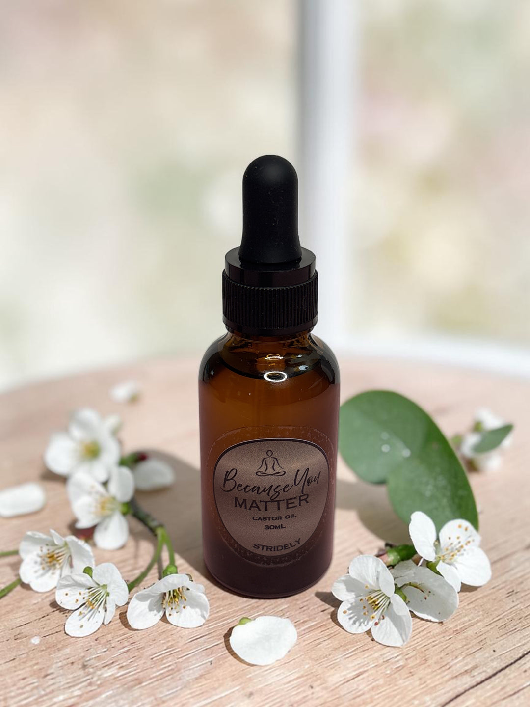 Stridely 100% Pure Castor Oil | Multi-Purpose Moisturizing Oil for Skin, Hair & Nails